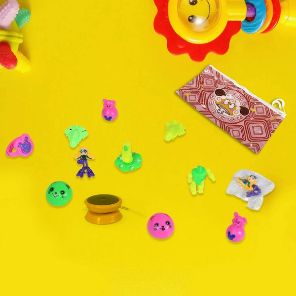 12pc Mix All New Toy And Plastic Pouch Mix All Types Playing Toy For Kids - dailyneed.life