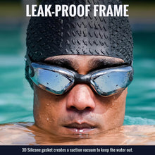 Knx Professional Anti-Fog UV Protection Swimming Goggles with Mirrored Lenses and Earplugs - dailyneed.life