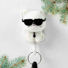 Cat Hook for Wall, Cute Cat Key Hook with Sunglasses (1 Pc) - dailyneed.life