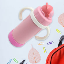 Stainless Steel Water Bottle With Handle & Straw Leak Proof, Rust Proof, Hot & Cold Drinks, Gym Sipper BPA Free Food Grade Quality, Steel fridge Bottle For office / Gym / School (350 Ml) - dailyneed.life