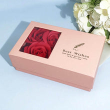 Jewellery Gift Box with Lids & Roses Packaging Box with 6 Roses (1 Set) - dailyneed.life