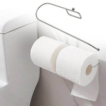 Stainless Steel Drill Free Self-Adhesive Paper Roll Holder Tissue Paper Stand Towel Bar Hanger Kitchen Towel Holder for Kitchen Bathroom Toilet (Pack of 1) - dailyneed.life