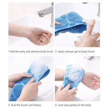Silicone Body Scrubber Silicone Bath Body Brush (1 Pc / 24 Inch) - dailyneed.life