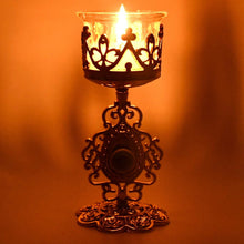 Flower Diwali Candle Holder with Plastic Stand , Diwali(1 Set) - dailyneed.life