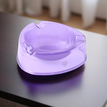 Oblivion Transparent Pueple Plastic Ashtray (1 Pc) - dailyneed.life