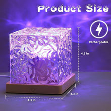 Ocean Wave Projector Lamp, 3D Water Wave LED Night Light, Water Ripple Night Lamp With Remote - dailyneed.life