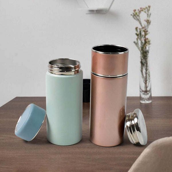 Stainless Steel Travel Water Bottle Approx 350ml (1 Pc) - dailyneed.life