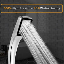 High Pressure Shower Head,Wenini 300 Holes Handheld Showerhead Powerful Boosting Spray Bath Water Saving For Bathroom (1 Pc) - dailyneed.life