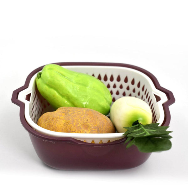 2 In 1 Basket Strainer To Rinse Various Types Of Items Like Fruits, Vegetables Etc. - dailyneed.life