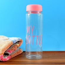 350 ml Approx Transparent Plastic Water Bottle with Leakproof Lid (1 Pc) - dailyneed.life