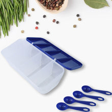 Kitchen Multipurpose Air-tight 4 Sections Storage Containers / Masala Box (1 Set) - dailyneed.life
