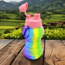 Flexible Collapsible Silicone Sports Water Bottle (260 ML / 20 CM Folding) - dailyneed.life