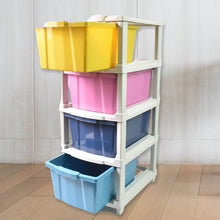 4-Layer Plastic Drawer Storage Organizer, Multi-Purpose Cabinet (1 Pc) - dailyneed.life