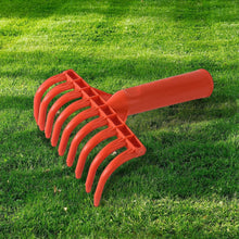 Heavy Duty Plastic Garden Hand Rake – 9-Tooth Cultivator Tool (1 Pc) - dailyneed.life