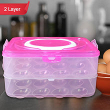 Double Layer 24 Grid Egg Storage Box for Egg Storage Container - dailyneed.life