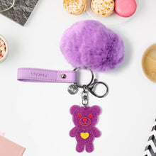 Cute Cartoon Keychain with Fluffy Pom (1 Pc) - dailyneed.life