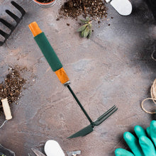 2 IN 1 DOUBLE HAND HOE GARDENING TOOL WITH WOODEN HANDLE - dailyneed.life