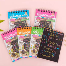 Crafts Rainbow Art Scratch Paper Book (10 Pages, Pack of 1) - dailyneed.life