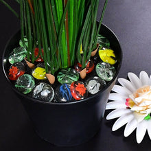 Glass Gem Stone, Flat Round Marbles Pebbles for Vase Fillers, Attractive pebbles for Aquarium Fish Tank. - dailyneed.life