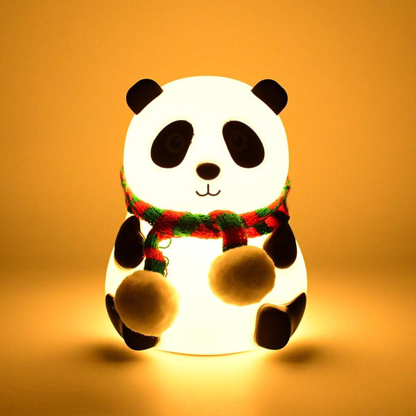Panda 7-Color LED Silicone Touch Lamp (1 Pc) - dailyneed.life