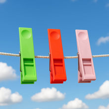 Durable Cloth Clips Set of 12 – Strong Grip Plastic Laundry Pegs with Stainless Steel Spring - dailyneed.life
