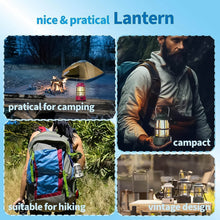LED Camping Lante Light Retro Style Lighting Battery Type-c Rechargeable (1 Pc) - dailyneed.life