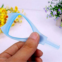 3-in-1 Plastic Eyelash Tool: Mascara Guide, Brush & Curler (1 Pc) - dailyneed.life