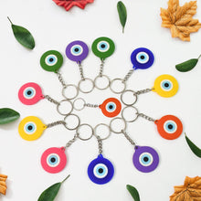 Evil Eye Rubber / Silicone Keychain (12 Pcs Set / Mix Color) - dailyneed.life