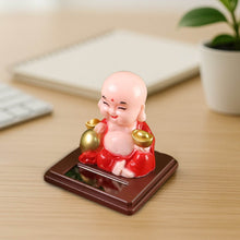 Solar Power Moving Head Buddha Statue Car Ornament (1 Pc / Mix Color) - dailyneed.life