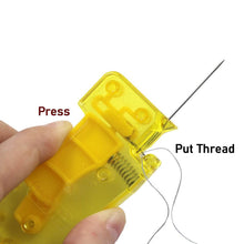 Needle Threader, Stylish Appearance Comfortable Grip Lightweight Portable Automatic Needle Threader for Sewing for Home (1 Pc) - dailyneed.life