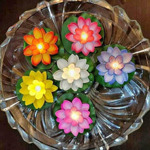 Smokeless LED Lotus Candles, Diwali (2 Pc): Indoor/Outdoor Décor - dailyneed.life