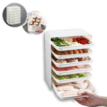 Plastic 6 Layer Wall-Mounted Food Organizer Rack (1 Set) - dailyneed.life