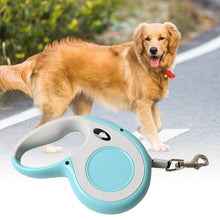 Retractable Dog Leash, Pet Walking Leash with Anti-Slip Handle, Strong Nylon Tape, Tangle-Free, One-Handed One Button Lock & Release, Suitable for Small / Medium Dog Or Cat, 16.5 ft (5 m)  - dailyneed.life