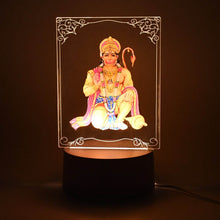 Beautiful 3D Lord Hanuman Frame with soft white light (1 Pc) - dailyneed.life