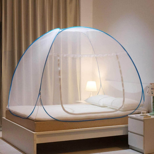 Premium Polyester Foldable Mosquito Net Tent (100 Cm Long / 1 Pc) - dailyneed.life