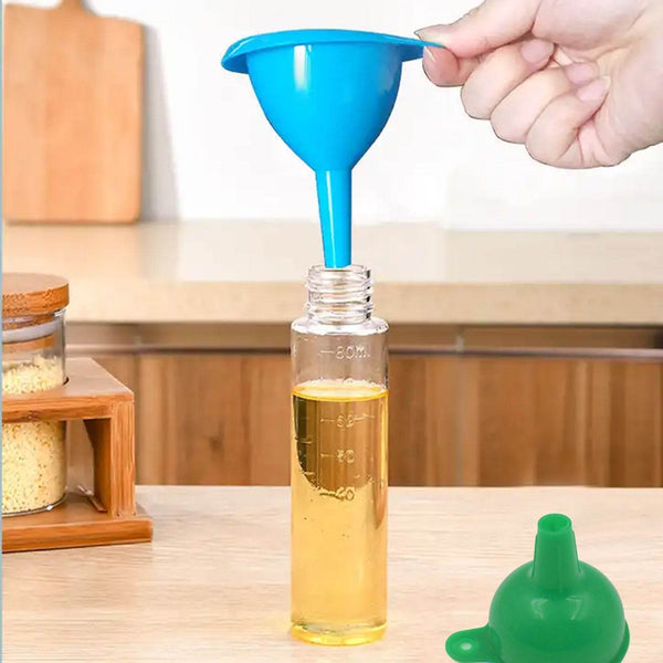 Silicone Funnel For Pouring Oil, Sauce, Water, Juice And Small Food-Grains (1 Pc Green) - dailyneed.life