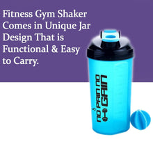 700ml Protein Shaker Bottle with Powder Storage 3-Compartment Gym Shake - dailyneed.life
