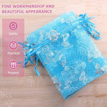 Organza Return Gift Bags Small Mesh Bags Drawstring Gift Bags Christmas Drawstring Organza Gift Bags, Wedding Party Festival Gift Bags, Jewellery Packing Pouch Dry Fruit Pouch 10×12 Cm (100 Pcs Set) - dailyneed.life
