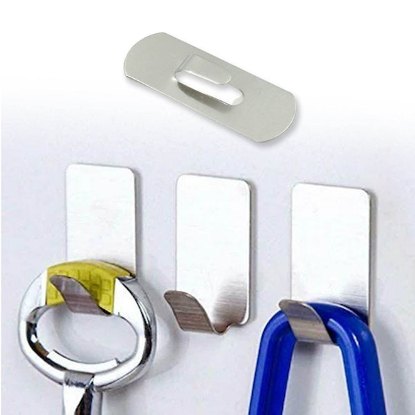 Stainless Steel Wall Hanging Hook 18pc - dailyneed.life