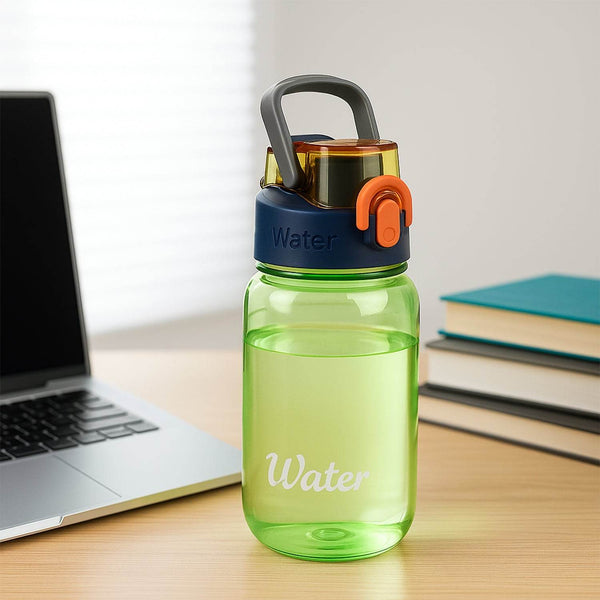 Green Leak-Proof Portable Fruit Infuser Water Bottle Approx 600ML (1 Pc) - dailyneed.life
