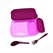 Unbreakable Leak-Proof BPA-Free Lunch Box with 2 Containers & Spoon - dailyneed.life