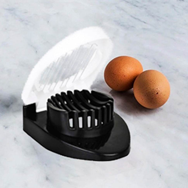 Oval Shape Plastic Multi Purpose Egg Cutter / Slicer with Stainless Steel Wires - dailyneed.life