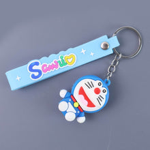 Cute Cartoon Silicone 3D Key Chain with Metal Hook & Strap (Pack of 1 / Mix Design) - dailyneed.life