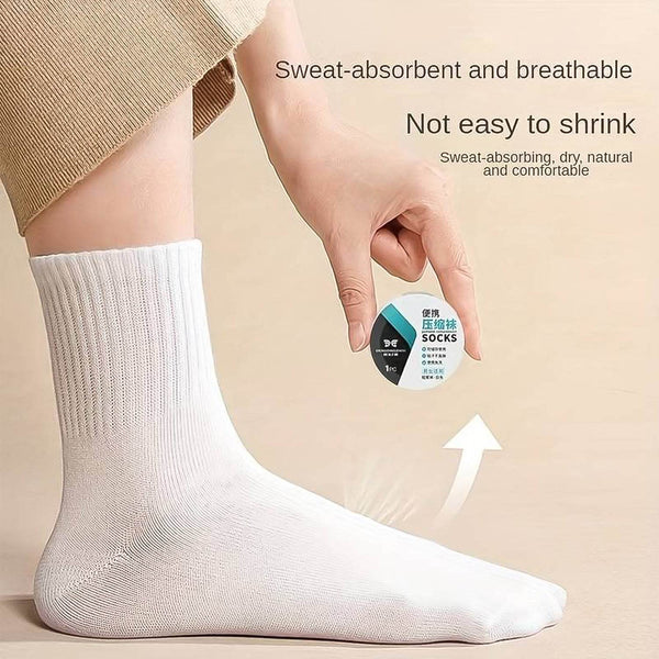Portable Disposable Socks Outdoor Compression Travel Sock (1 pair) - dailyneed.life