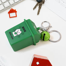 Trash Can Keychain Recycle Can Keyring Novelty Keychain Garbage Classification keyholder for and Adults - dailyneed.life