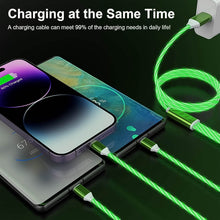 3 in 1 Charging Cable Light Up Fast Charger Multi Charging Cable (1 Pc) - dailyneed.life