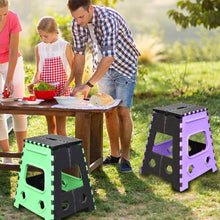 1pc 18inch Folding Stool for Adults and Kids, Also For Kitchen Stepping With (Brown Box) - dailyneed.life