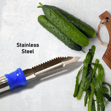 Stainless Steel 2-in-1 Vegetable Peeler - Multifunctional Grater with Hanging Ring (1 pc) - dailyneed.life