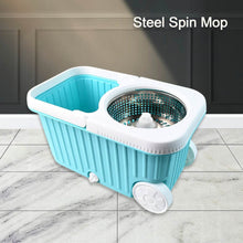 Apex Magic 360° Spin Mop Cleaning System with Stainless Steel Spinner - dailyneed.life