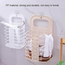 Wall Hanging Laundry Basket Clothes Hanger Dirty Hamper Clothes Storage Hook Clothes Rails for Laundry Washing Machine Bathroom Kids Dirty Clothes Storage Hanger (1 Pc) - dailyneed.life
